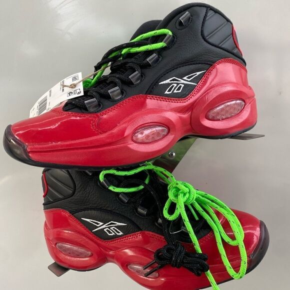 Mens Reebok Question Mid Sneakers 76ers Size 9 - Picture 1 of 5